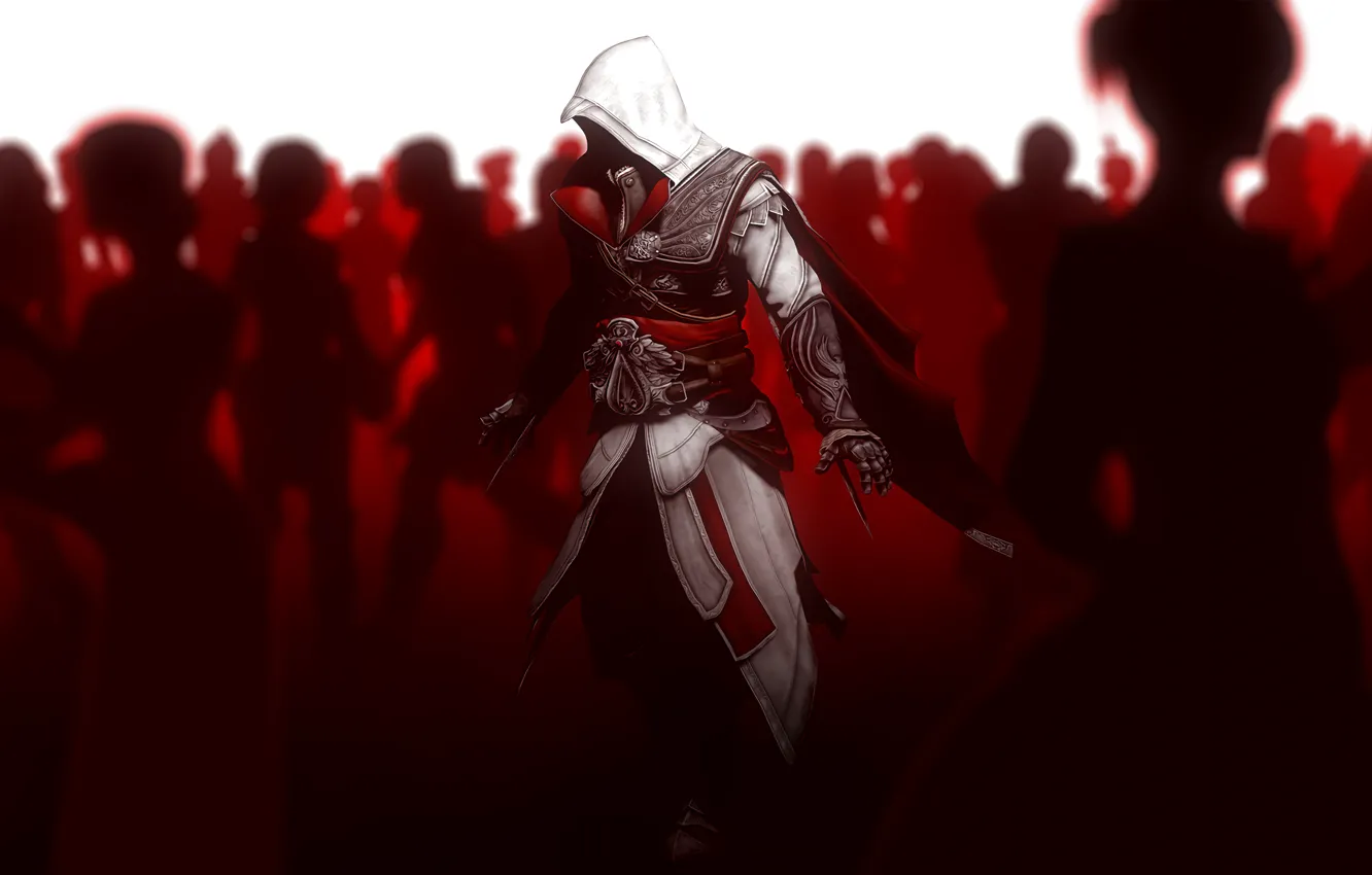 Фото обои капюшон, Assassin's Creed, ezio auditore da firenze, Ezio Auditore