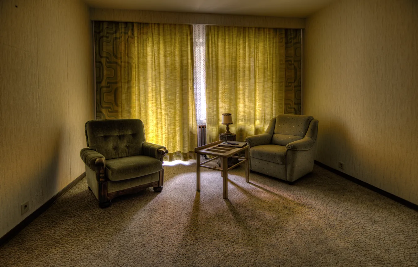 Фото обои фон, комната, кресла