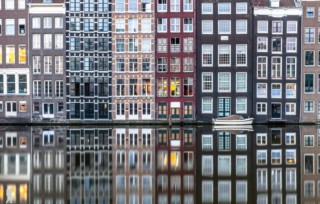 Фото обои Windows, Amsterdam, Netherlands