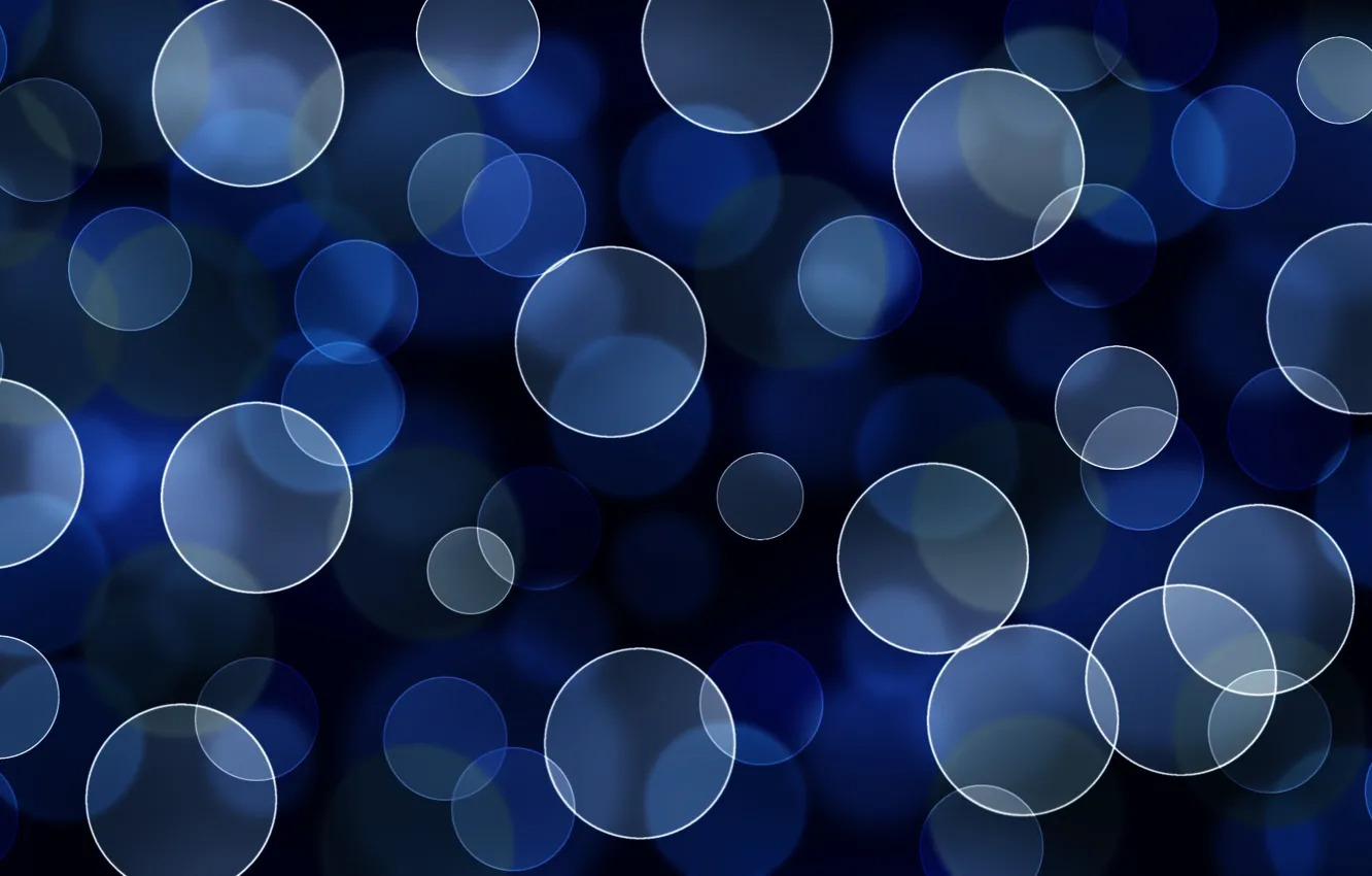 Фото обои круги, синий, абстракция, узоры, краски, colors, blue, circles