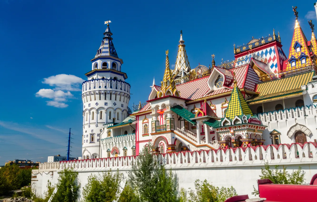 Фото обои Москва, Россия, архитектура, Измайлово, Измайловский Кремль