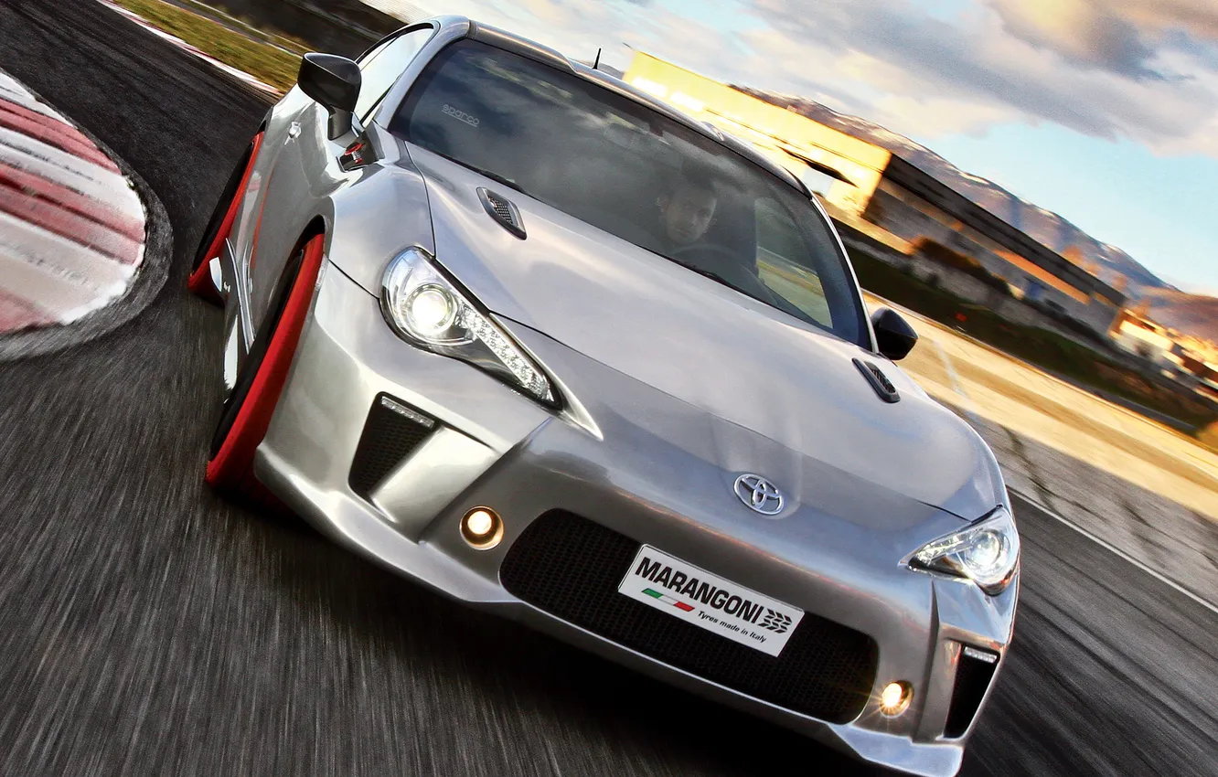 Фото обои машина, тюнинг, трасса, Toyota, Marangoni, GT86-R, Eco Explorer