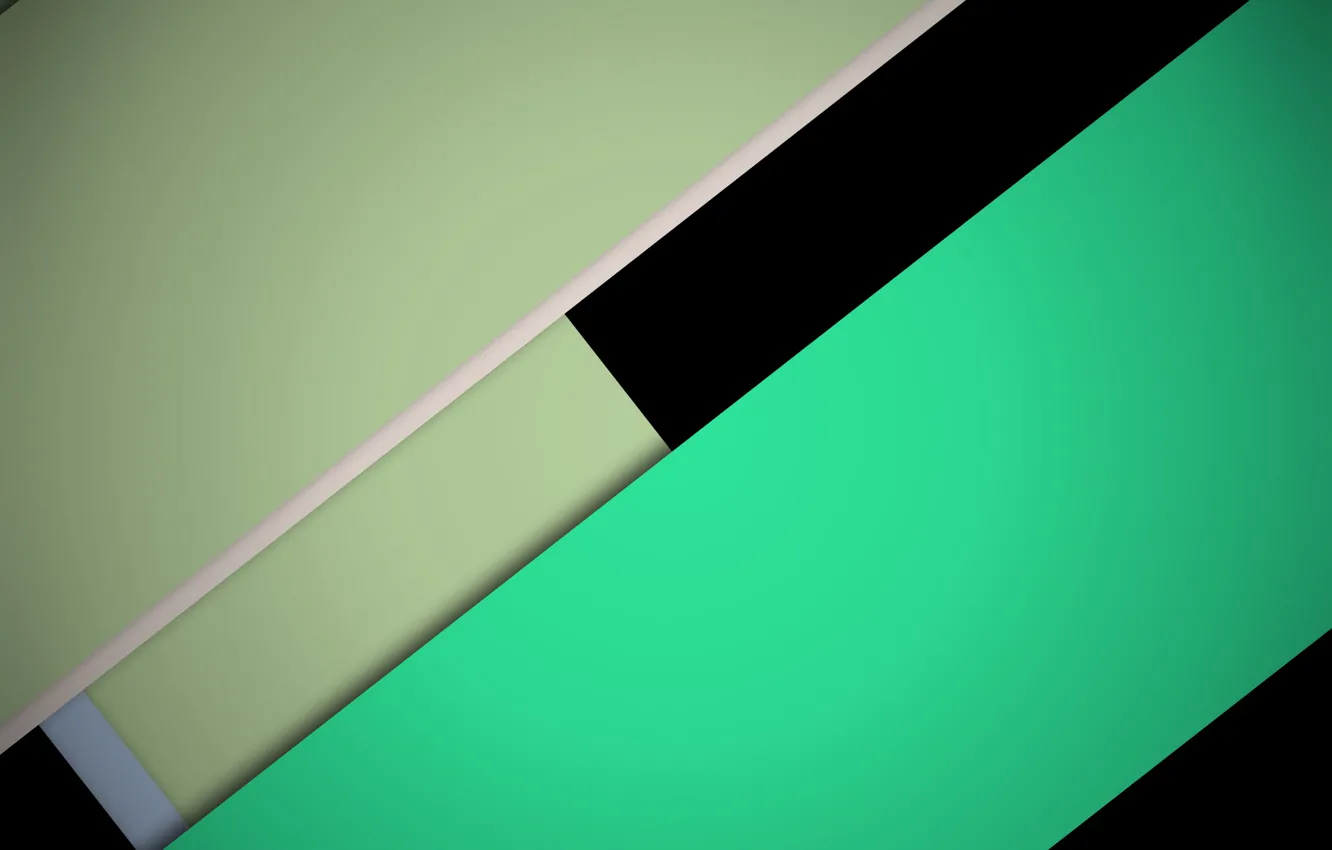 Фото обои зеленый, черный, геометрия, салатовый, design, material, colore