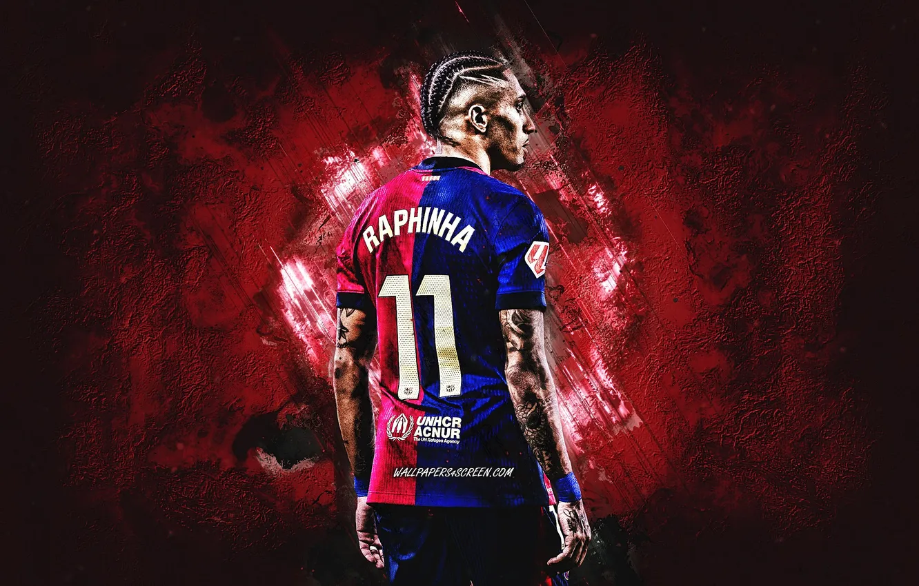 Фото обои Football, Barcelona, FCB, FC Barcelona, Barca, Raphinha, Raphinha Dias