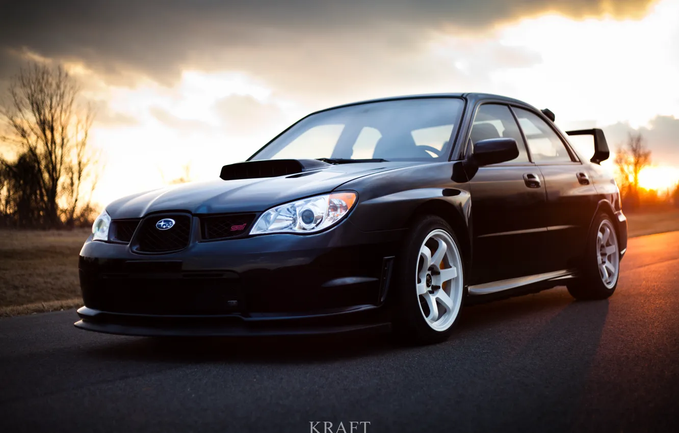 Фото обои subaru, impraza, GDB STI