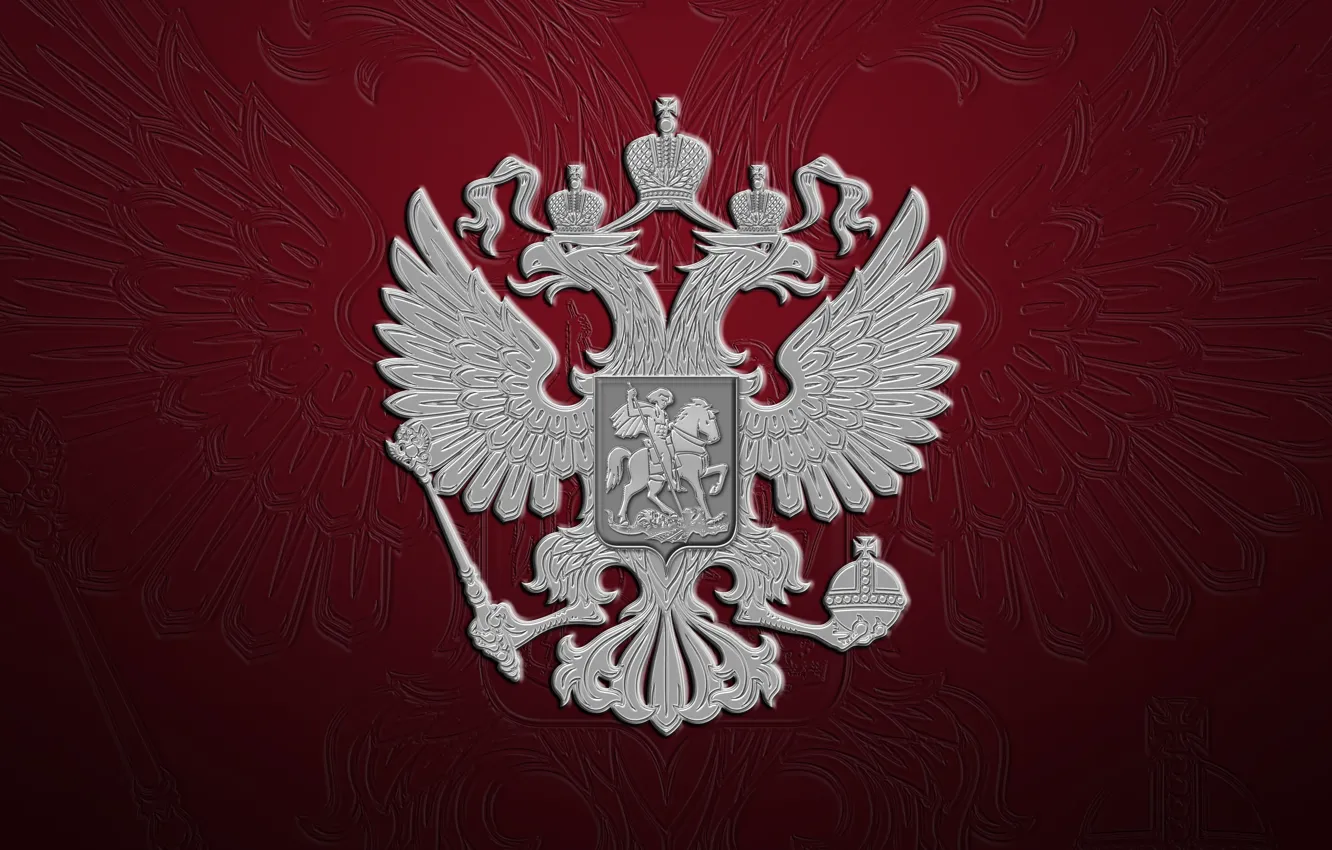 Фото обои фон, текстура, флаг, Фон, Россия, герб