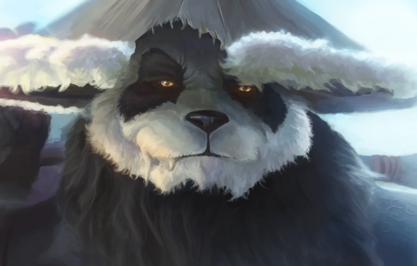 Фото обои World of Warcraft, Warcraft, wow, art, Mists of Pandaria, panda