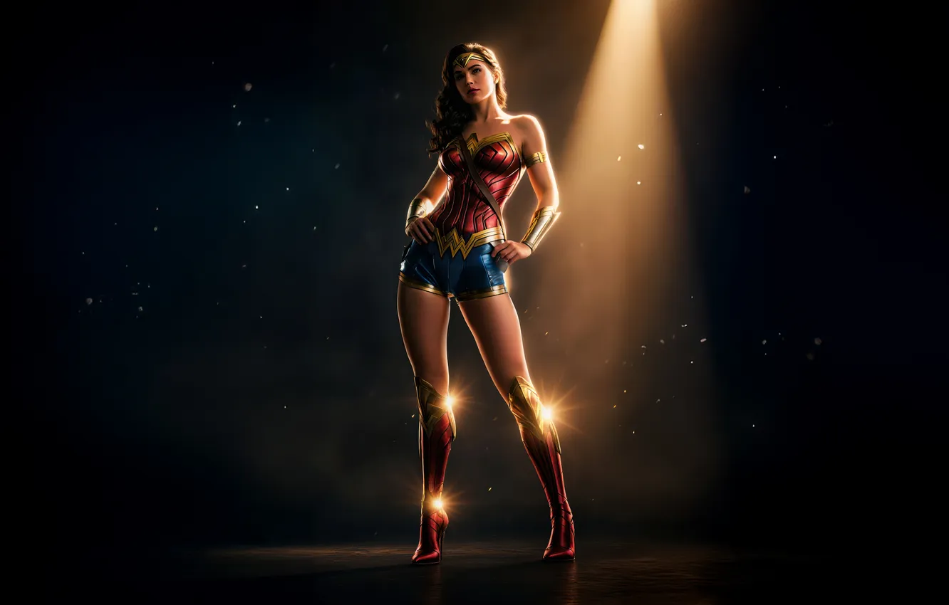 Фото обои woman, power, wonder, absolute
