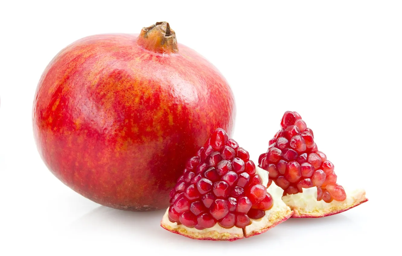 Фото обои фрукт, ломтики, плод, сочно, гранат