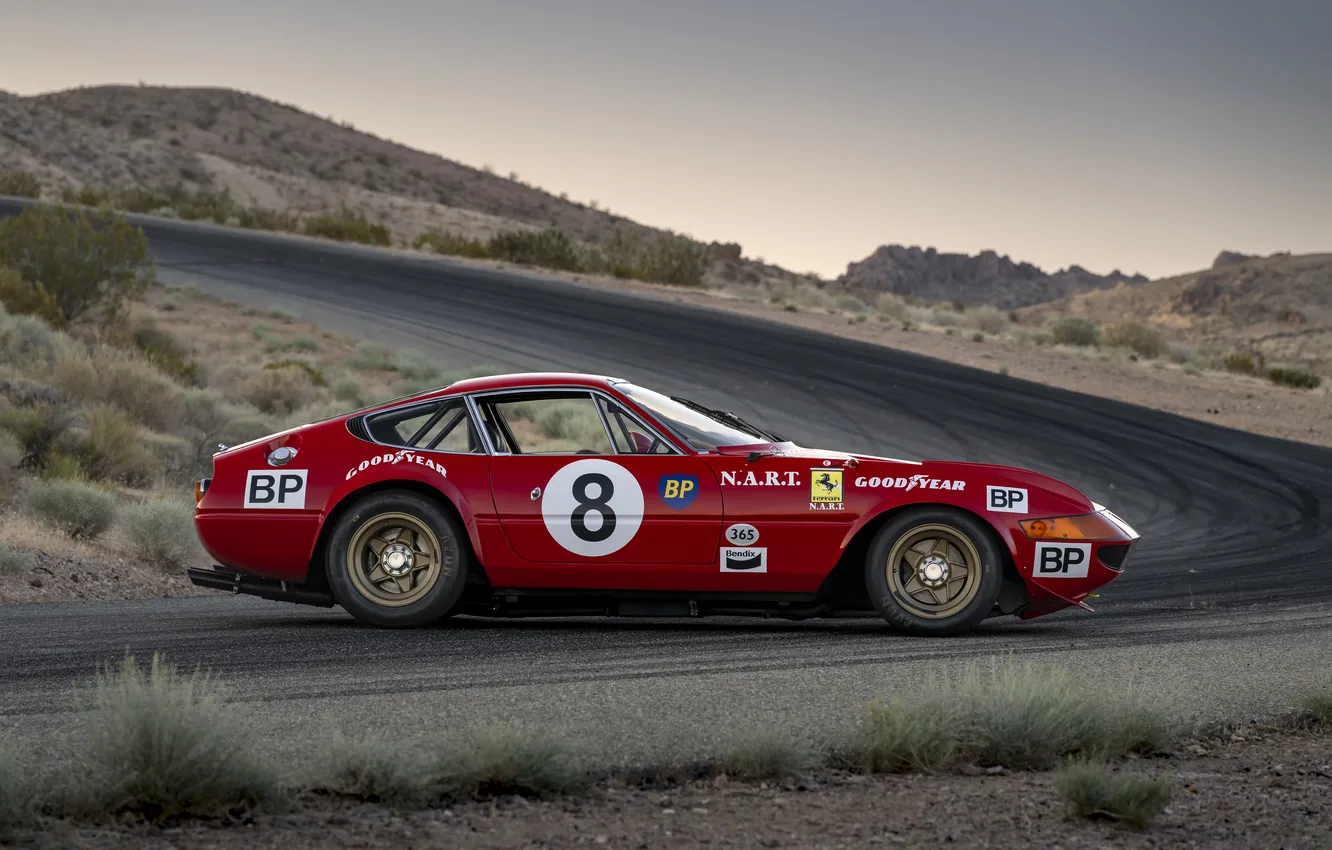 Фото обои Ferrari, суперкар, supercar, 1973, Daytona, Competizione, единственный экземпляр, the only instance