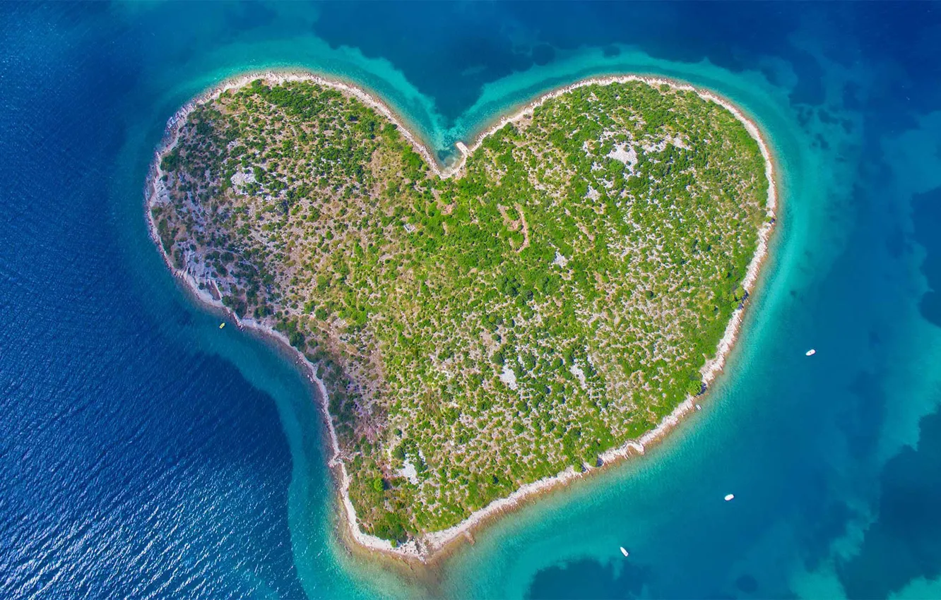 Фото обои Хорватия, Адриатика, остров Галешняк