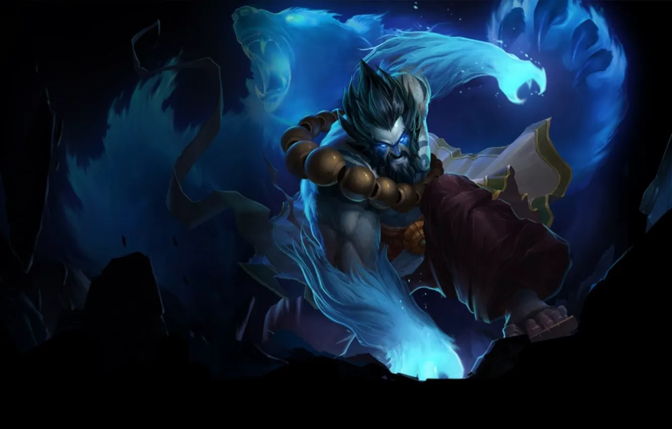 Фото обои Медведь, League of Legends, LoL, Лига Легенд, ЛоЛ, Удир