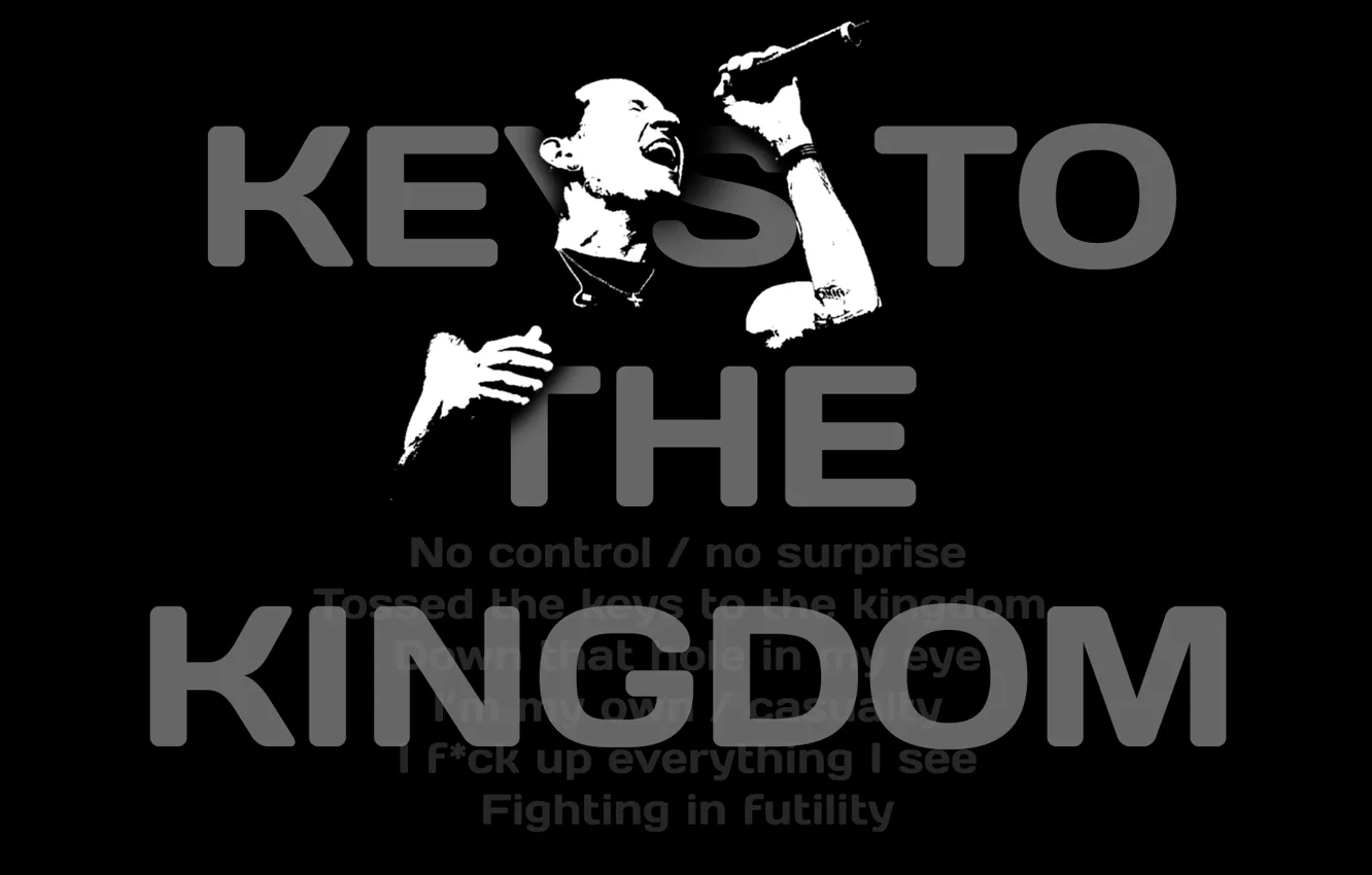 Фото обои Linkin Park, Chester Bennington, Честер Беннингтон, Линкин Парк, The Hunting Party, Keys To The Kingdom