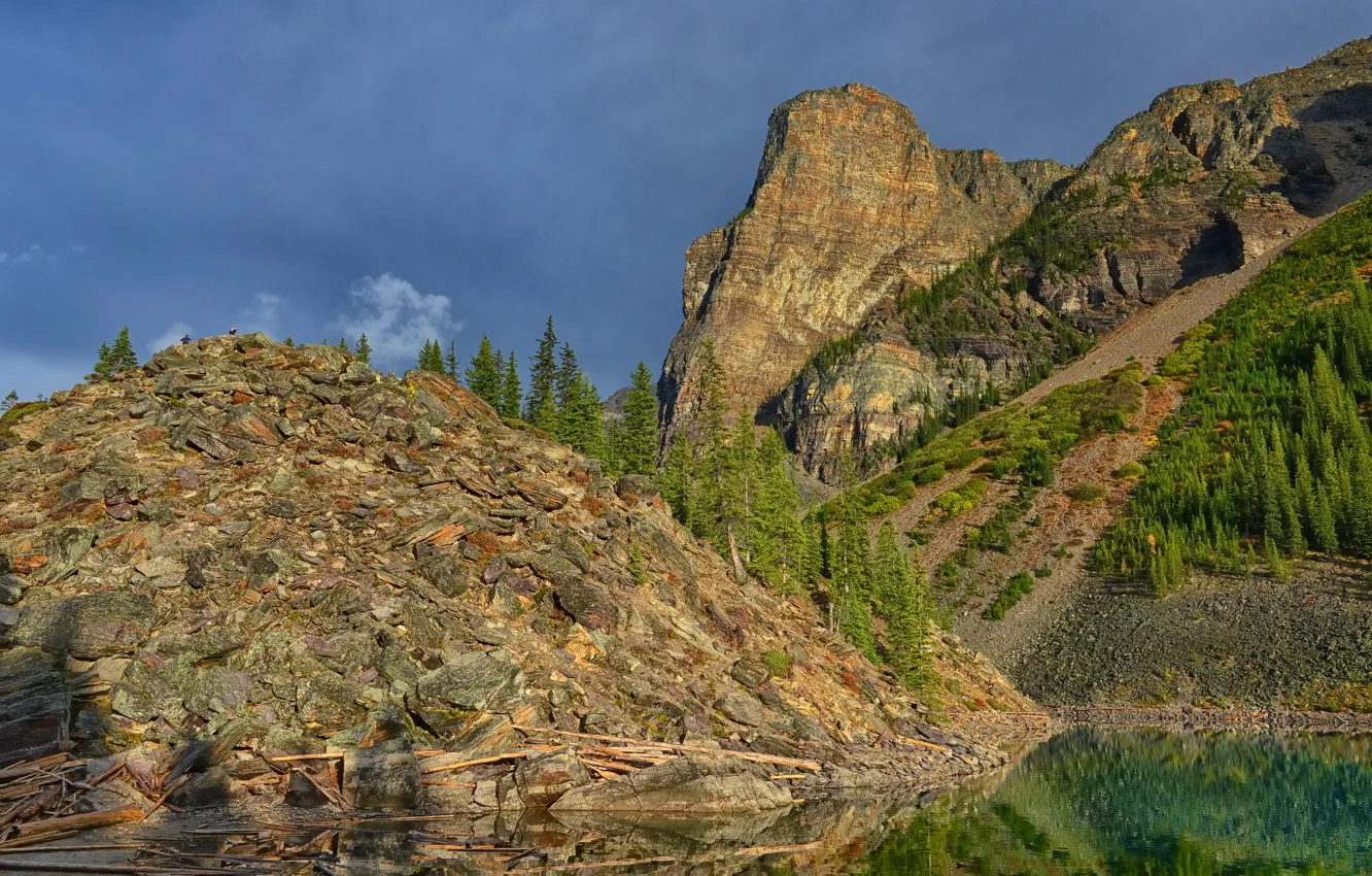 Фото обои горы, Канада, Альберта, Banff National Park, Alberta, Canada, Банф
