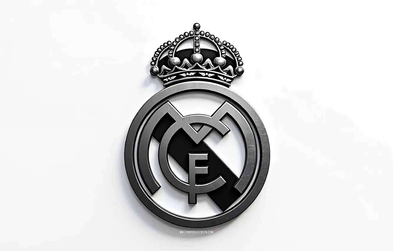Фото обои Logo, Football, Real Madrid, Club, Soccer, La Liga, Hala Madrid, Emblem