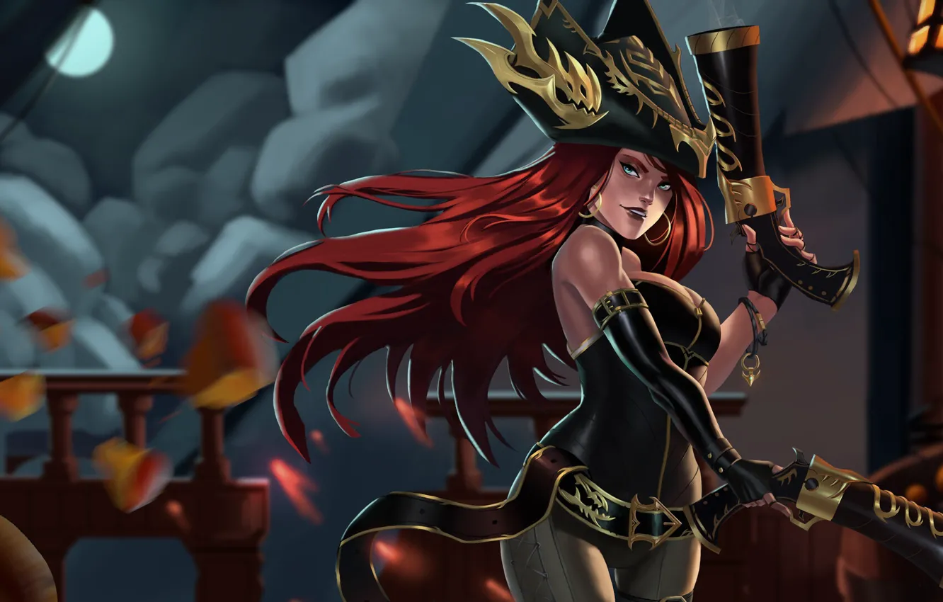 Фото обои League of Legends, Лига Легенд, Miss Fortune