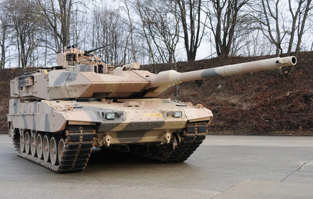 Фото обои танк, Бундесвер, Leopard 2A7+, Bundeswehr, German Main Battle Tank, модернизированная версия танка, Леопард 2А7+