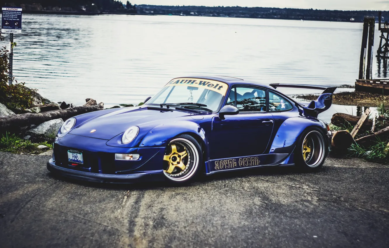Фото обои 911, Porsche, Dark, Blue, GT2, (993)