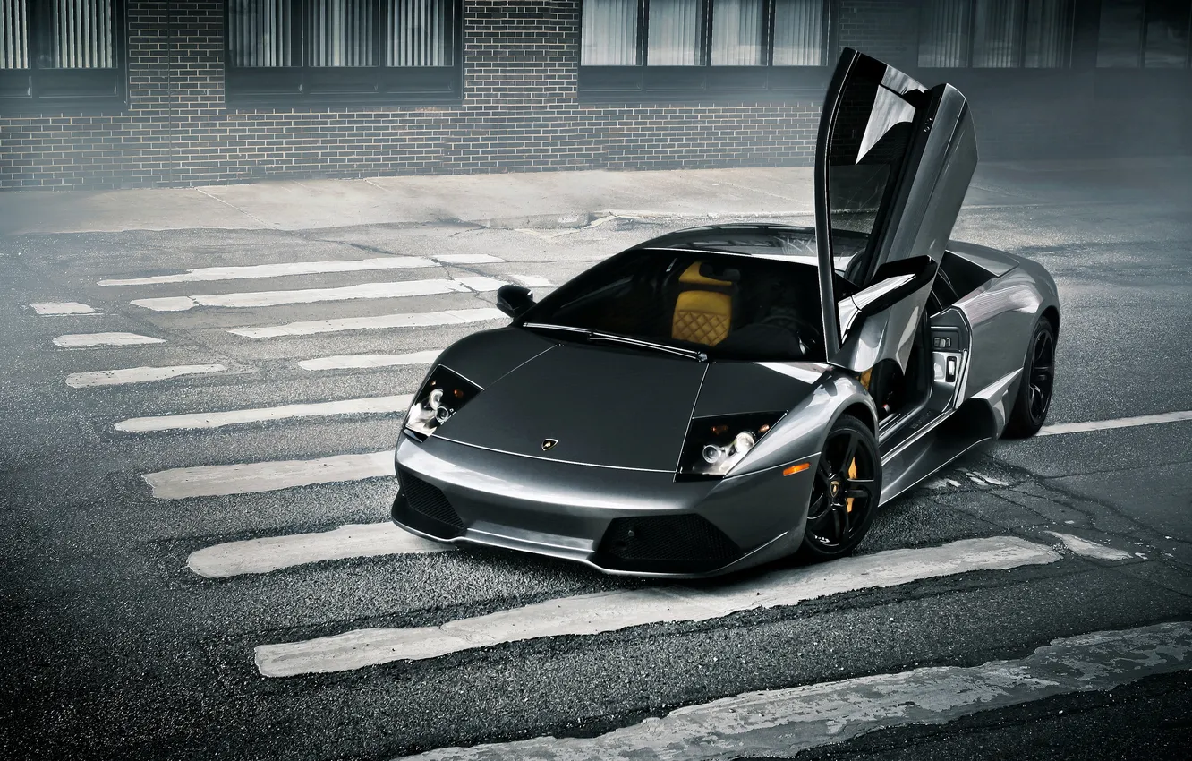 Фото обои Lamborghini, суперкар, ламборджини, Murcielago, LP640
