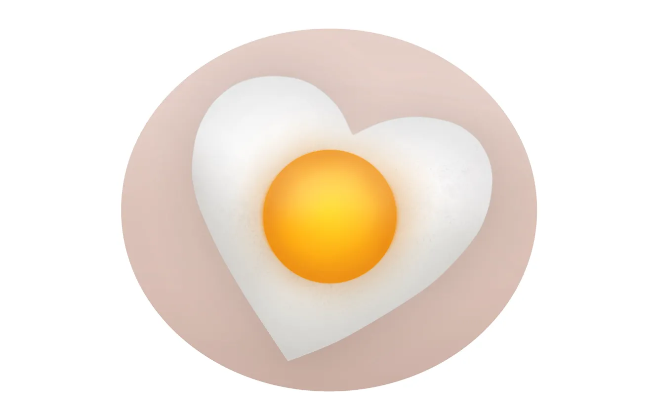 Фото обои рисунок, яйцо, еда, минимализм