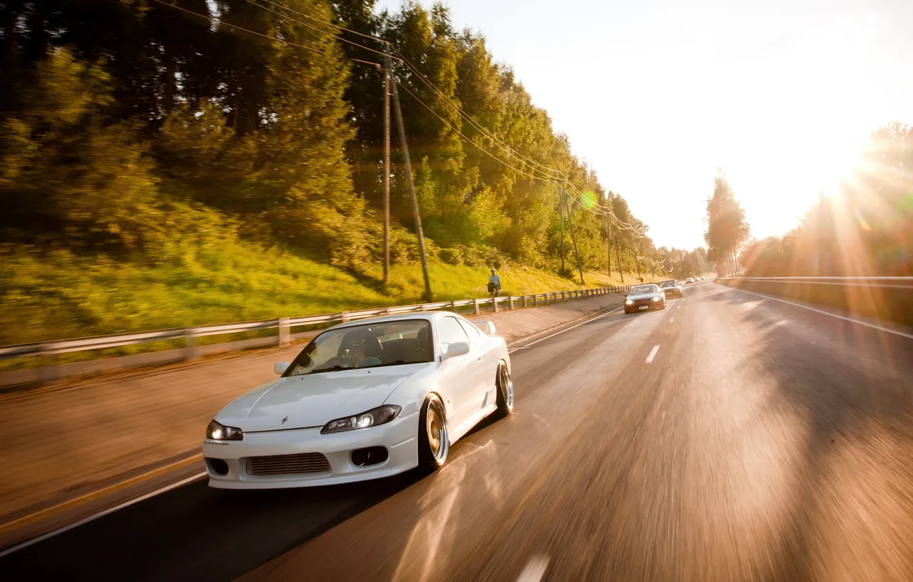 Фото обои S15, Silvia, Nissan, Spec-R, finland, ’99