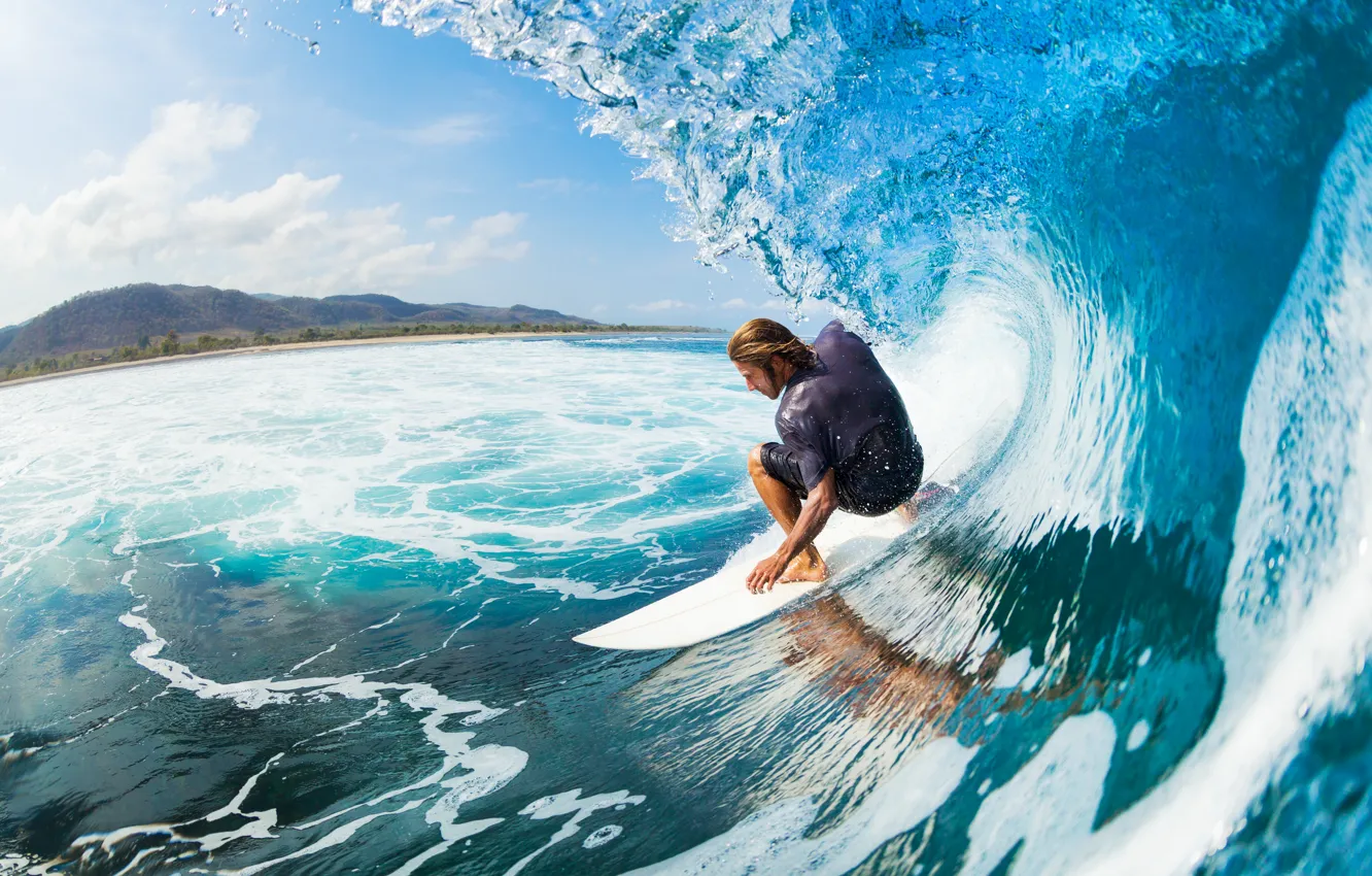 Фото обои wet, water, surf, men