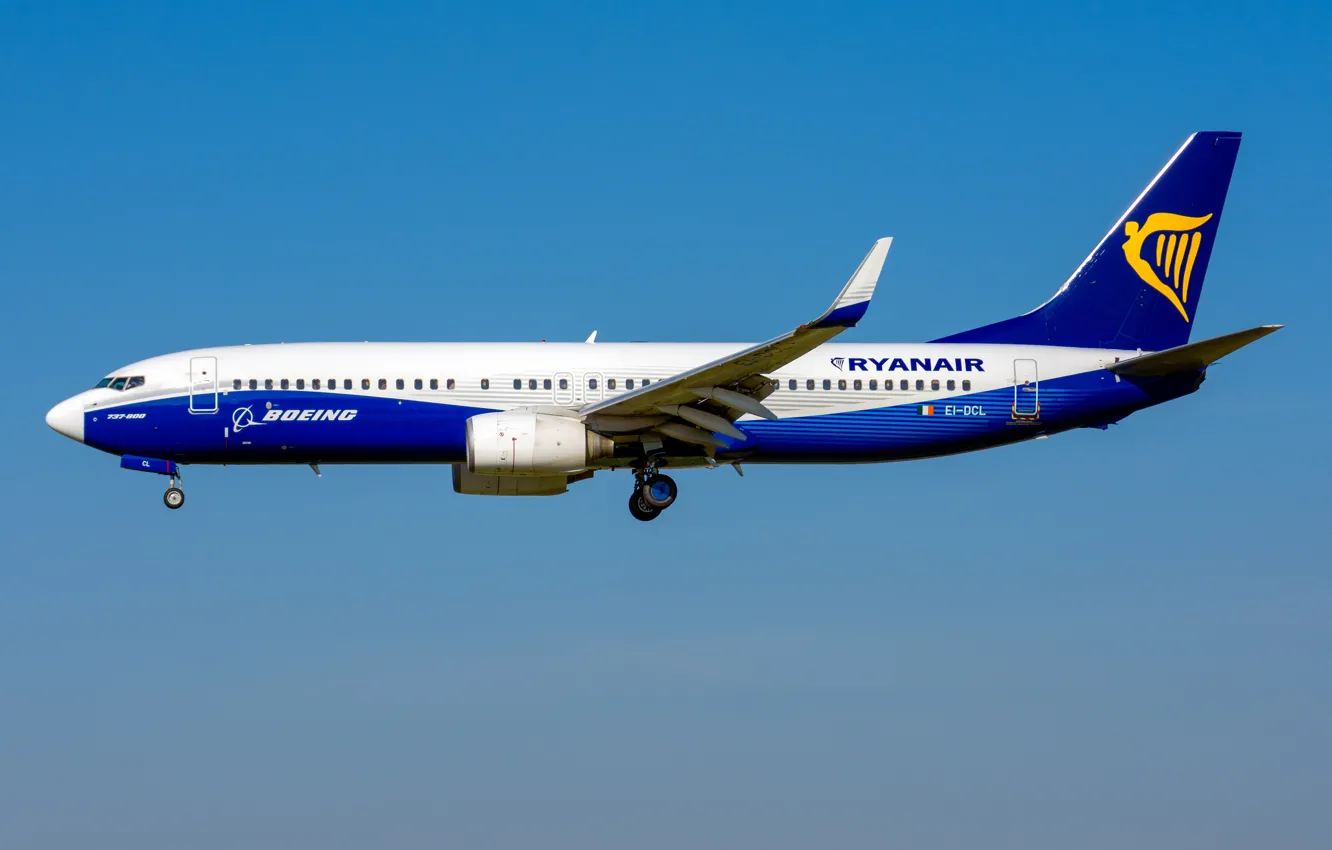 Фото обои Boeing, 737-800W, Ryanair