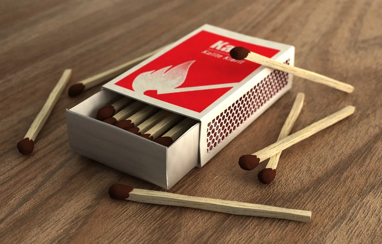 Фото обои коробка, спичьки, matchbox