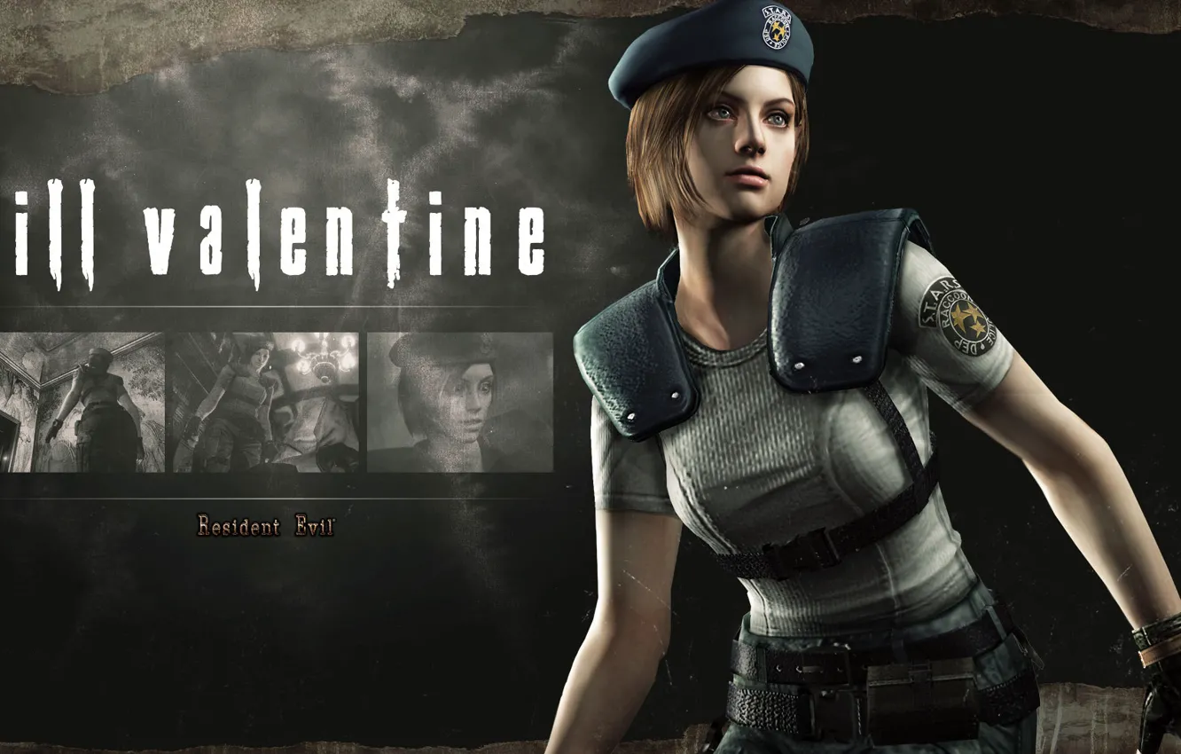 Фото обои Jill Valentine, Resident Evil HD Remaster, Steam Trading card