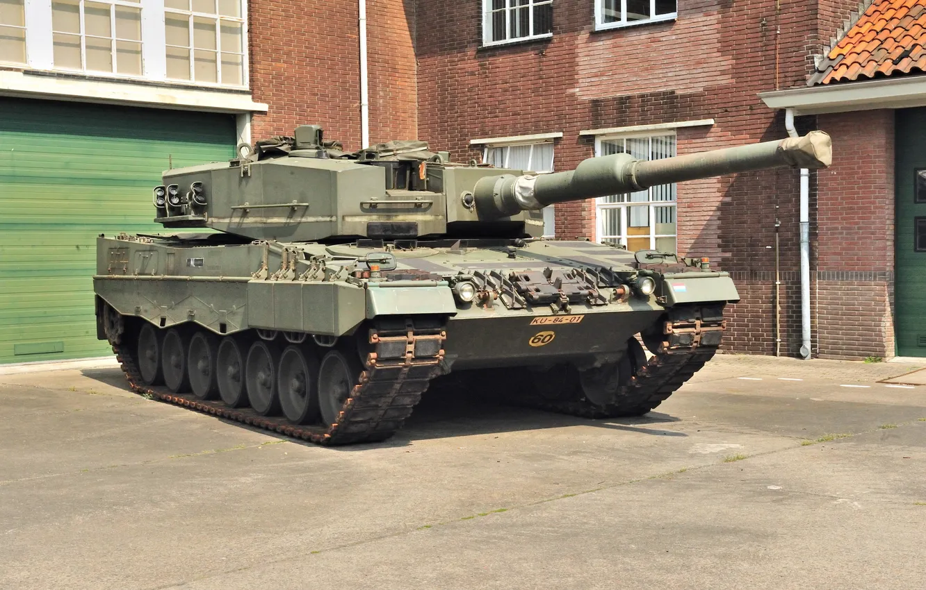 Фото обои танк, боевой, Leopard, 2A4