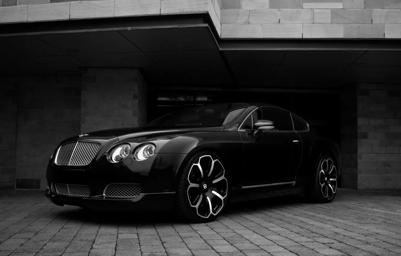 Фото обои Bentley, Black, GTS