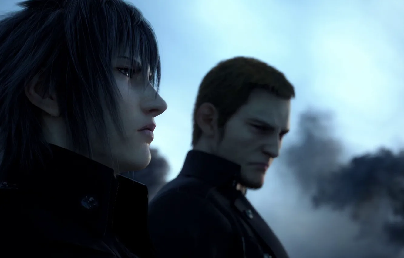 Фото обои final fantasy 15, final fantasy XV, Noctis Lucis Caelum, Cor Leonis