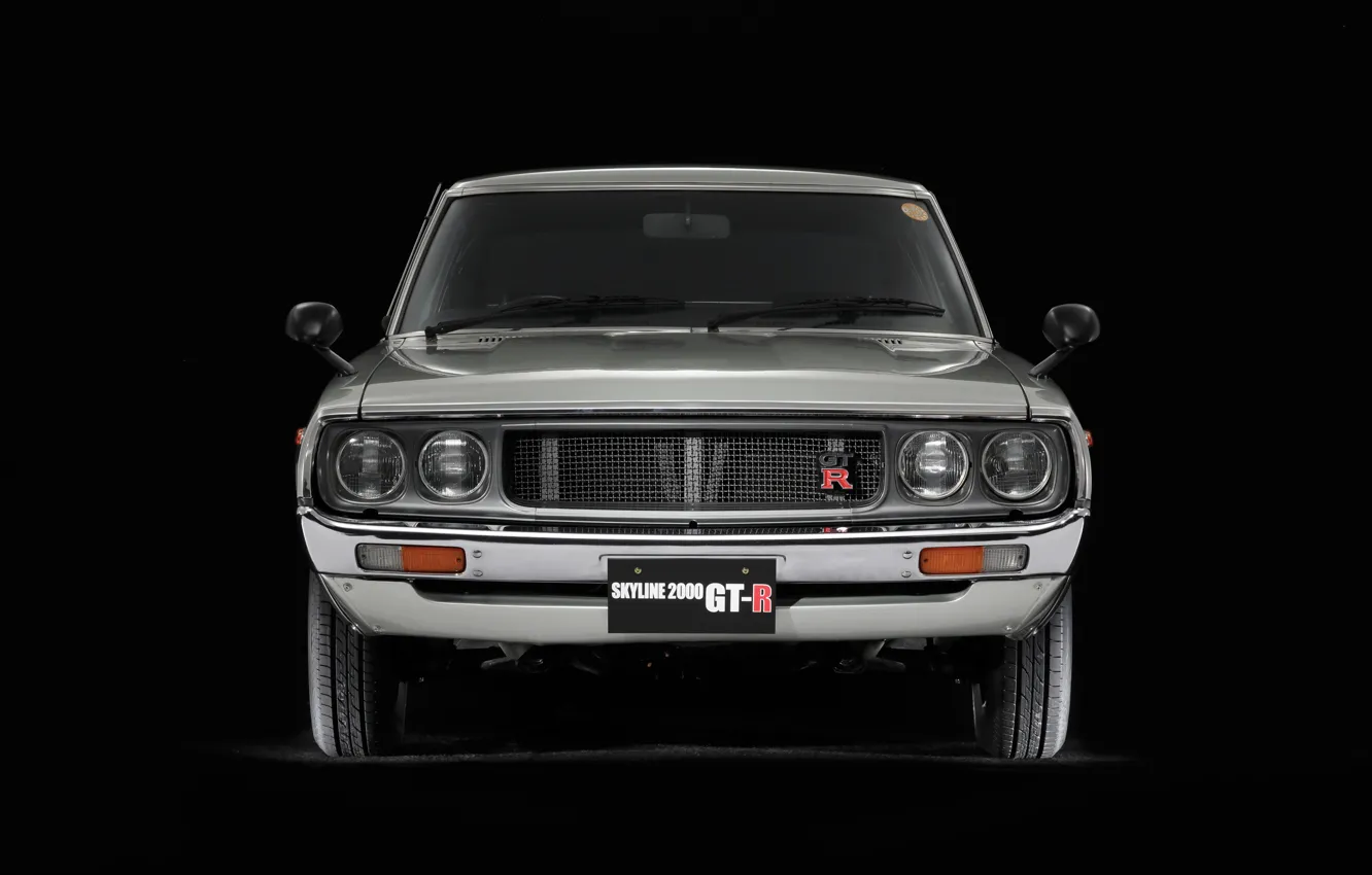 Фото обои Nissan, Skyline, front view, 2000GT-R, Nissan Skyline 2000 GT-R