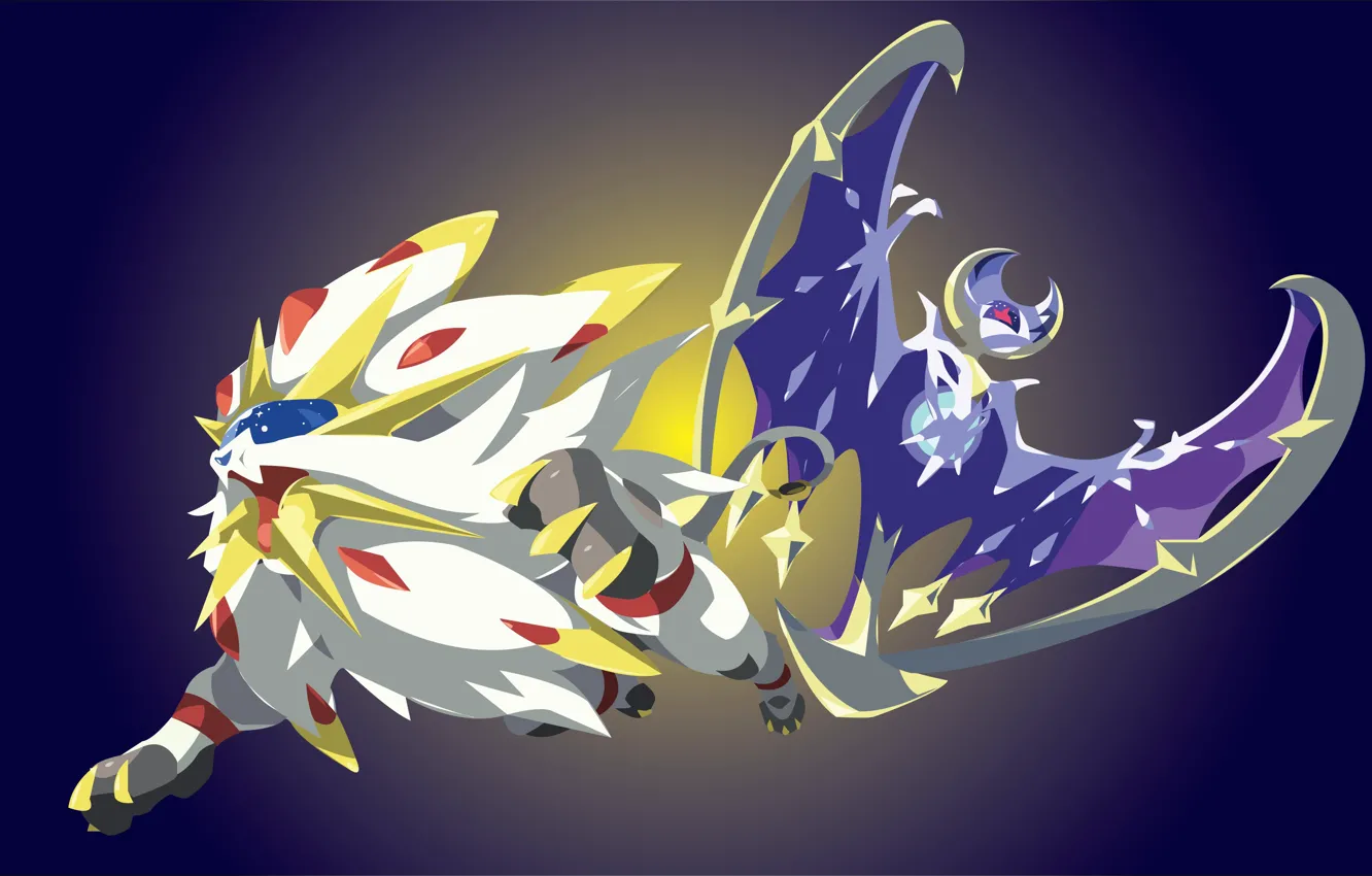 Фото обои game, blue, lion, Pokemon, Pokémon Sun & Moon, Pokémon, Pokémon Sun and Moon