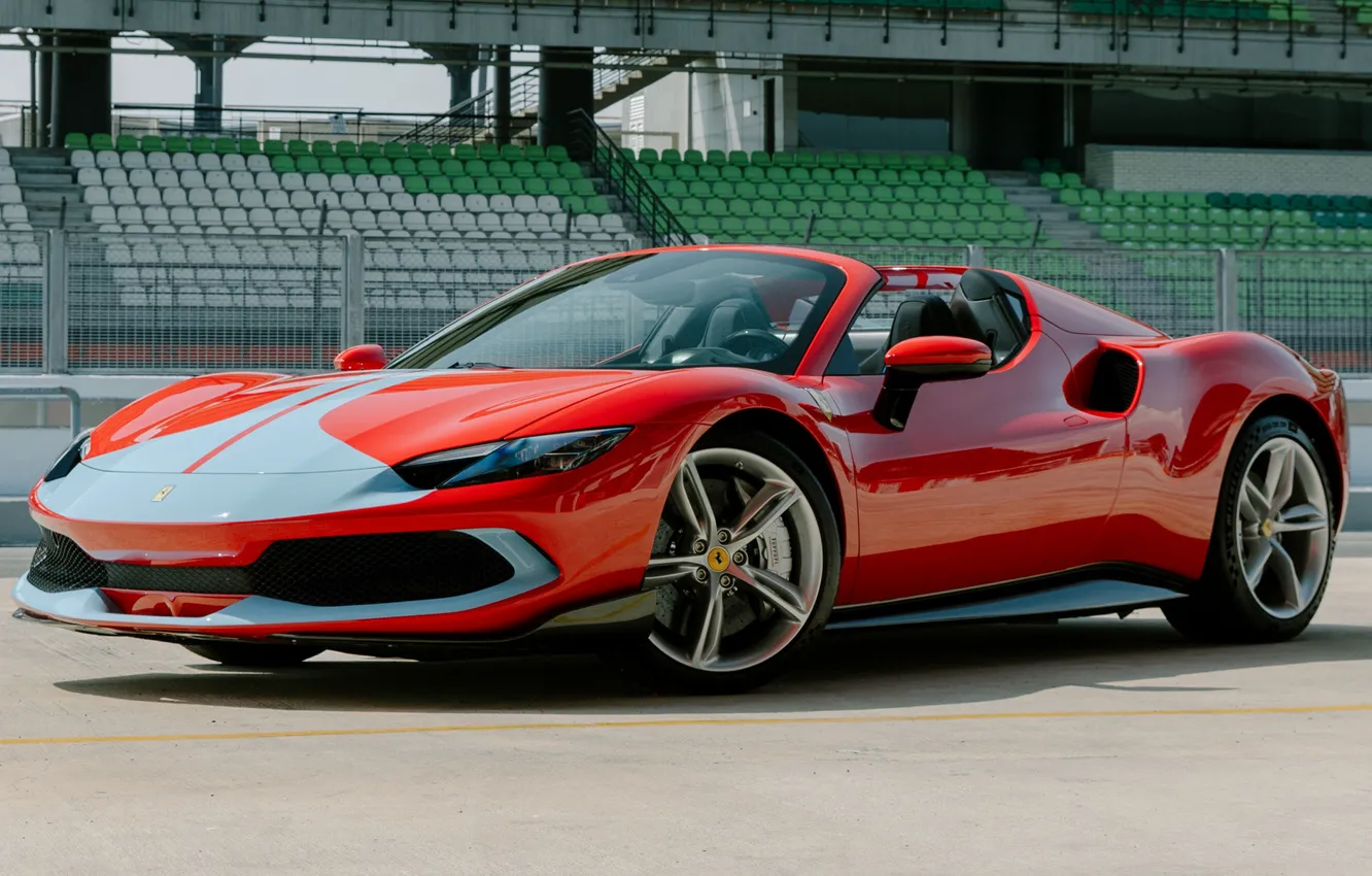 Фото обои экстерьер, 2022, Assetto Fiorano, Ferrari 296 GTS