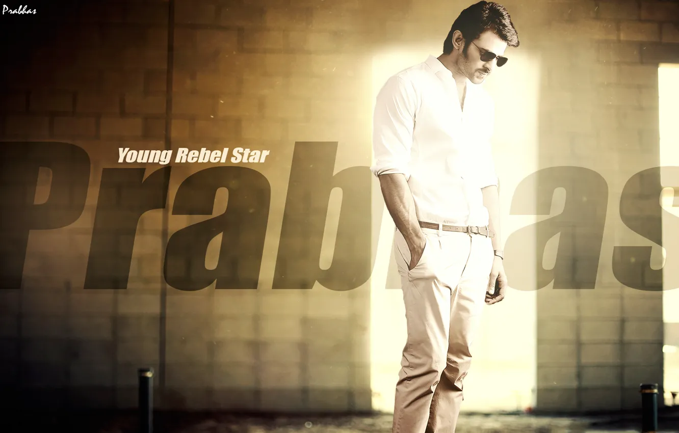 Фото обои smile, autumn, men, photoshop, hero, cool, movies, prabhas