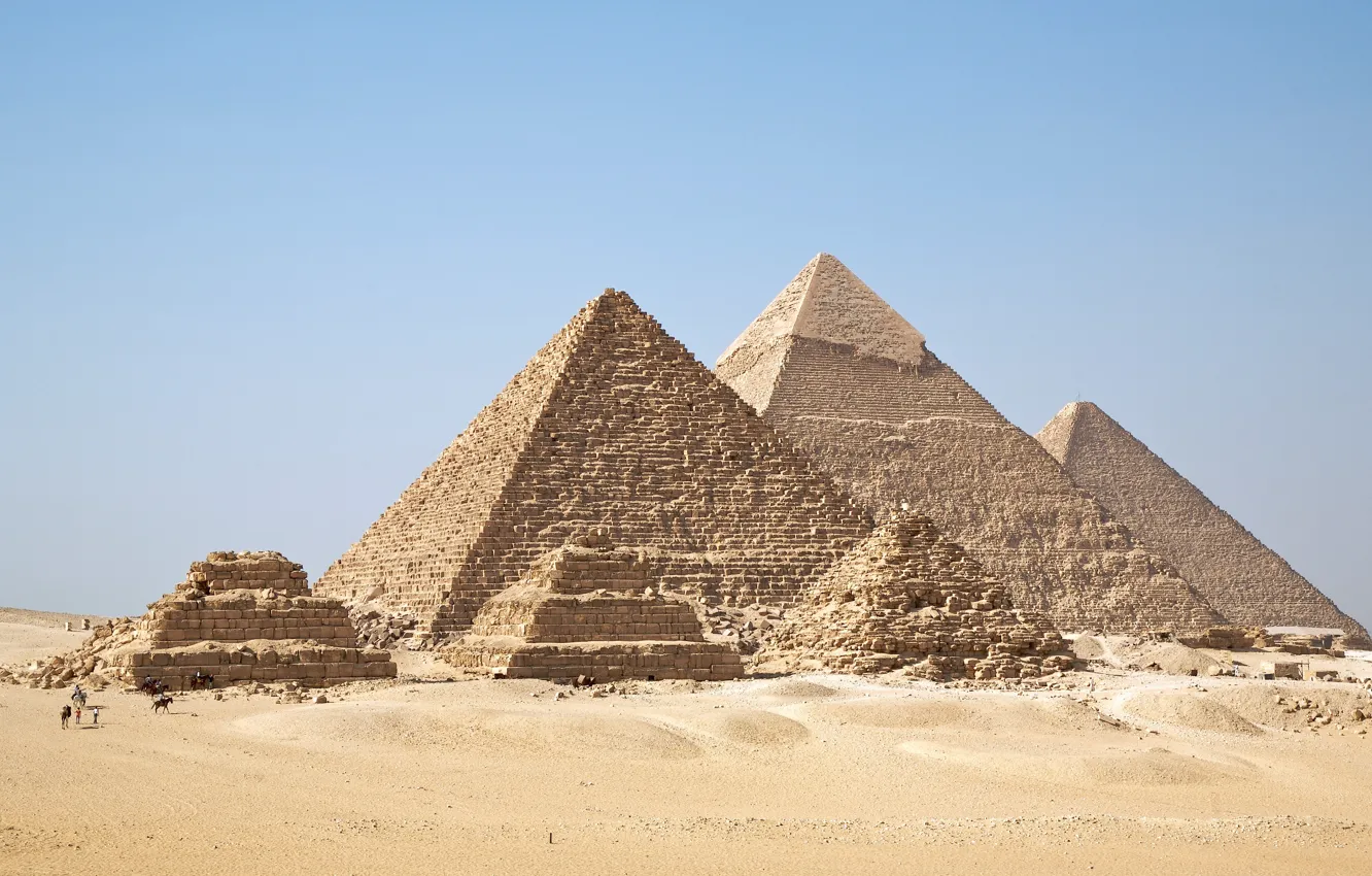 Фото обои Egypt, Ancient Egypt, giza pyramids