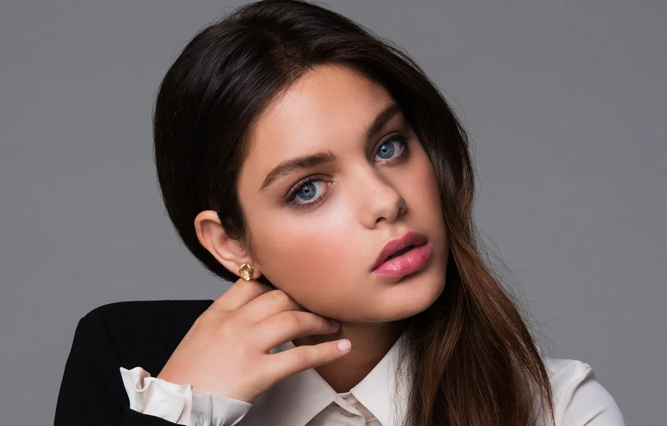Фото обои крупный план, портрет, актриса, брюнетка, Odeya Rush, Одейя Раш, Just Jared, Justin Campbell