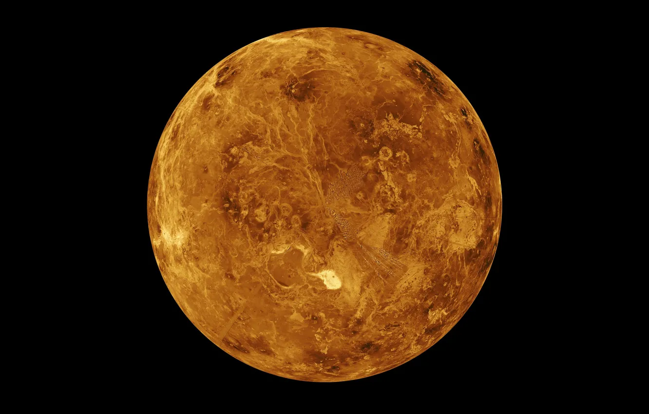 Фото обои космос, планета, Венера