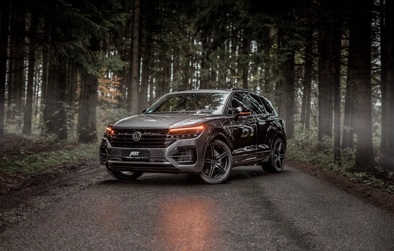 Фото обои TDI, Volkswagen, Touareg, кроссовер, ABT, R-Line, V8, 2019