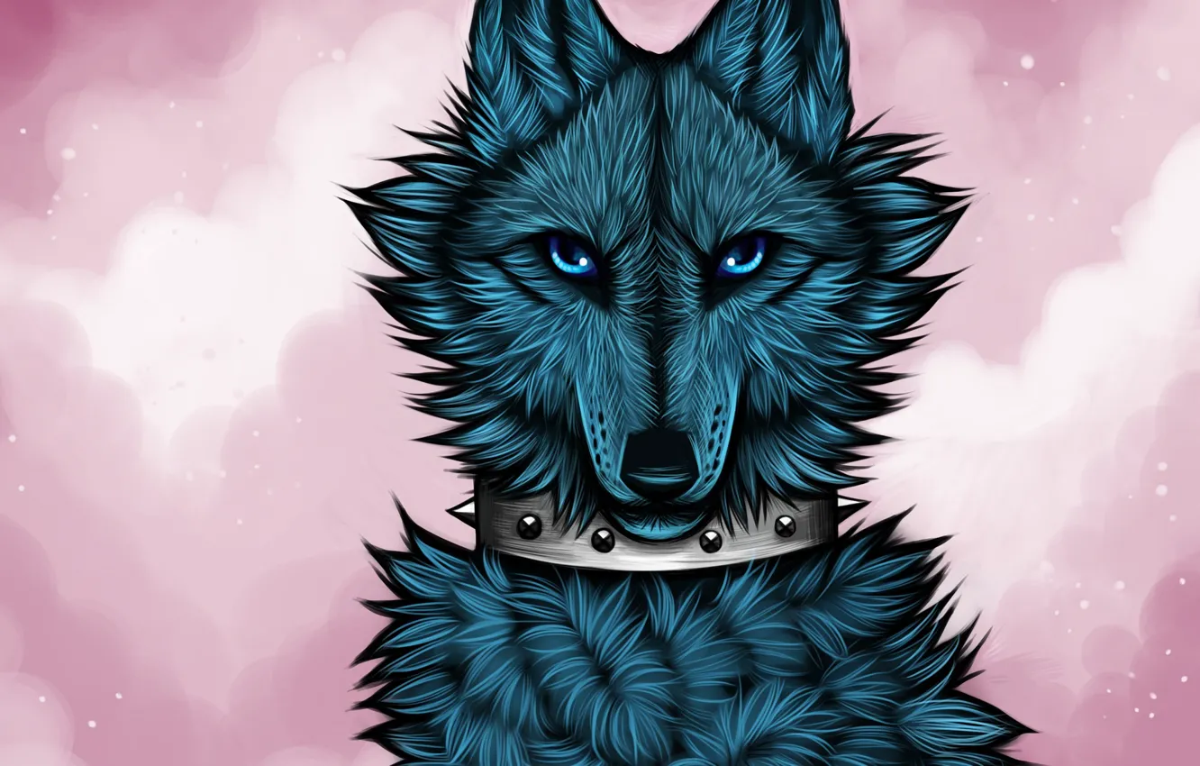Фото обои волк, арт, myarukawolf, by myarukawolf