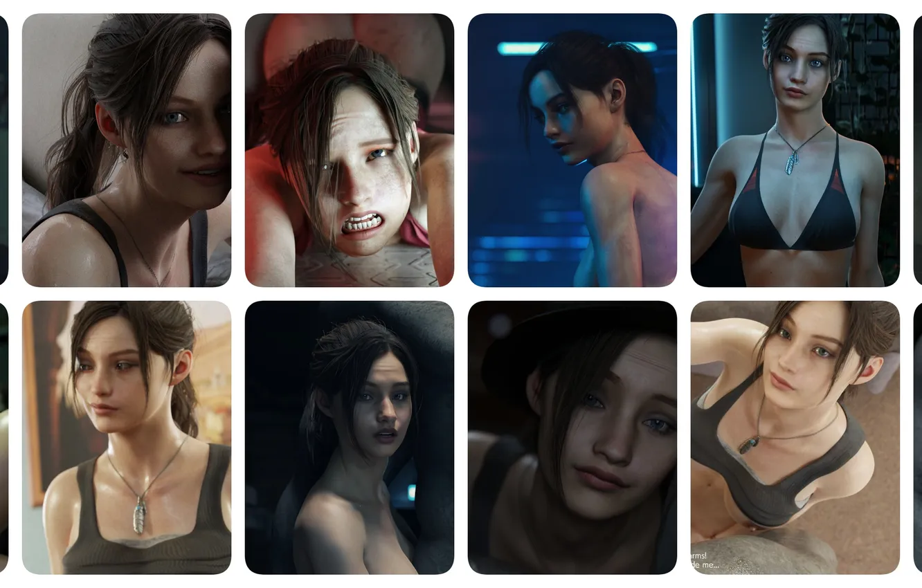 Фото обои Capcom, Residen Evil, Claire Redfield, Game Art, Resident Evil 2 Remake