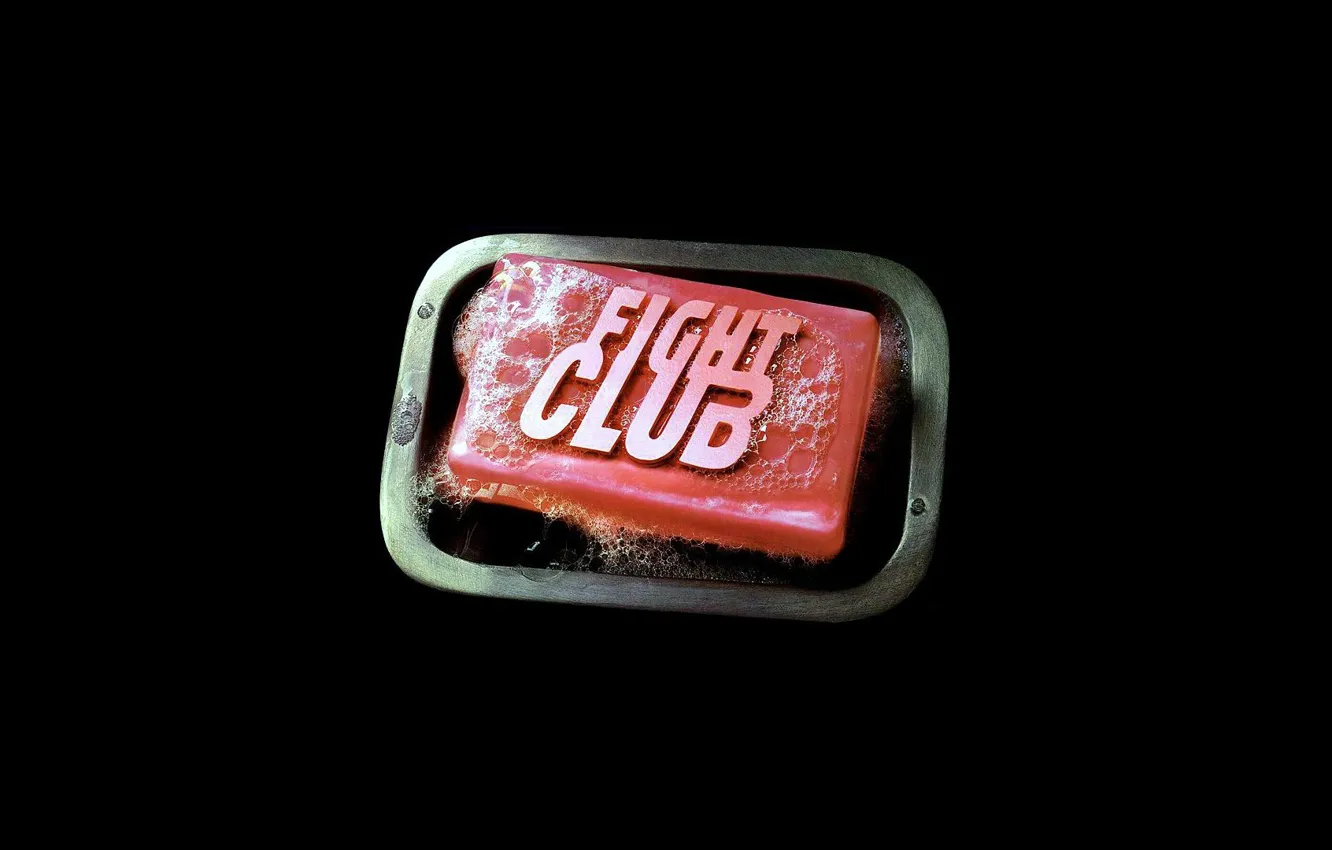 Фото обои фильм, логотип, мыло, Fight Club, бойцовский клуб
