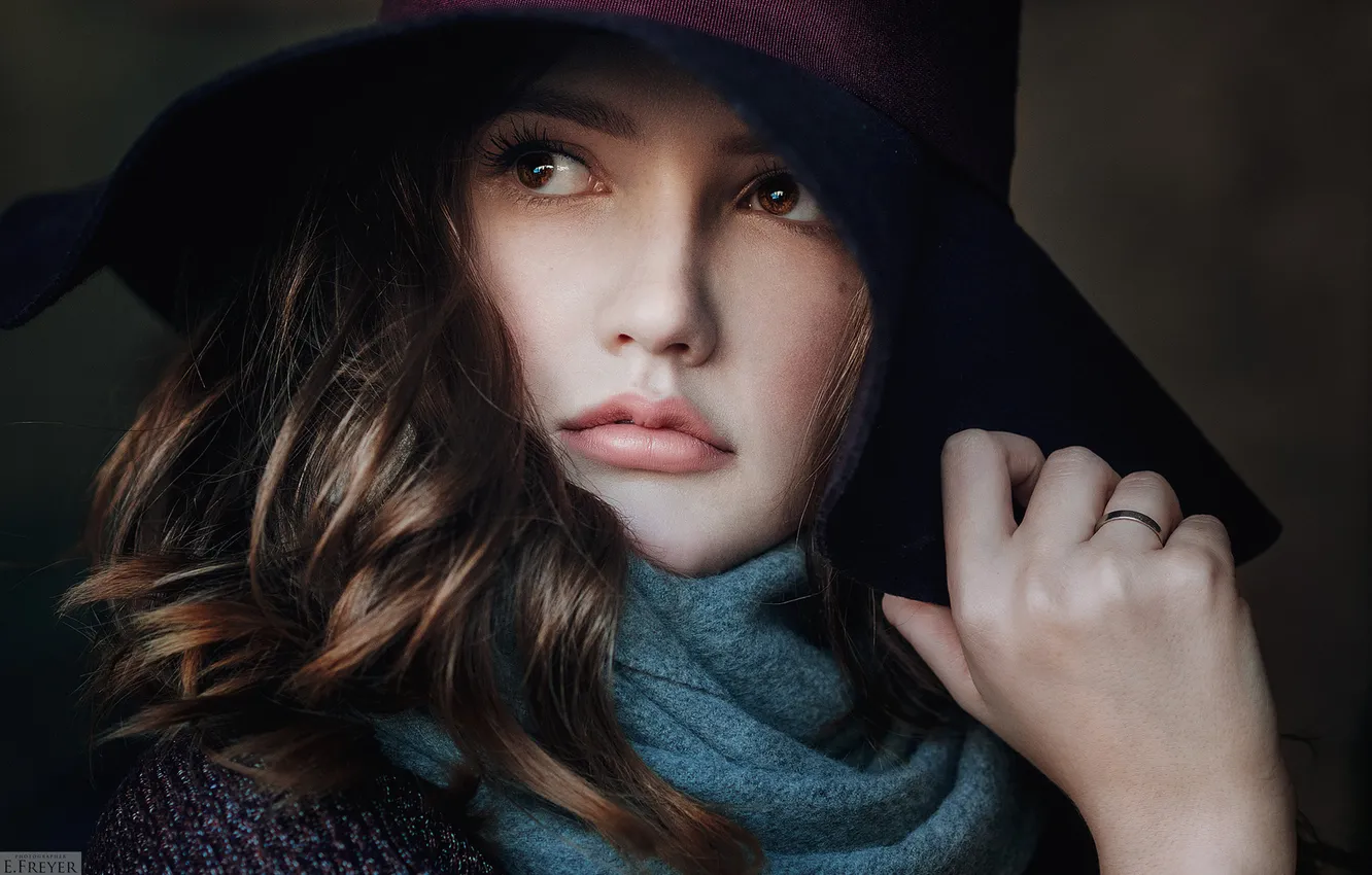 Фото обои Надя, Evgeny Freyer, портретная фотография