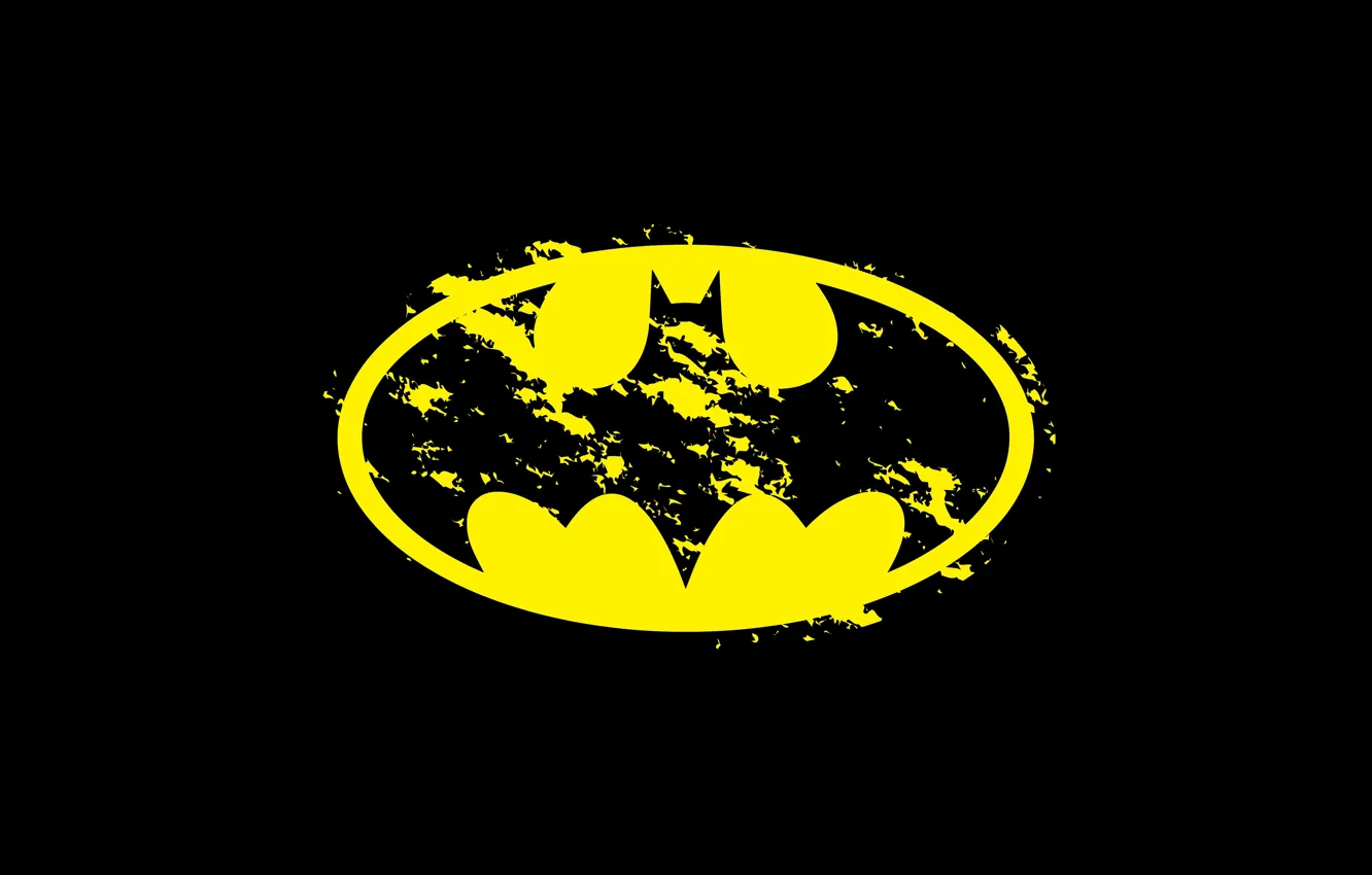 Фото обои фон, лого, Бэтмен, Batman, DC Comics