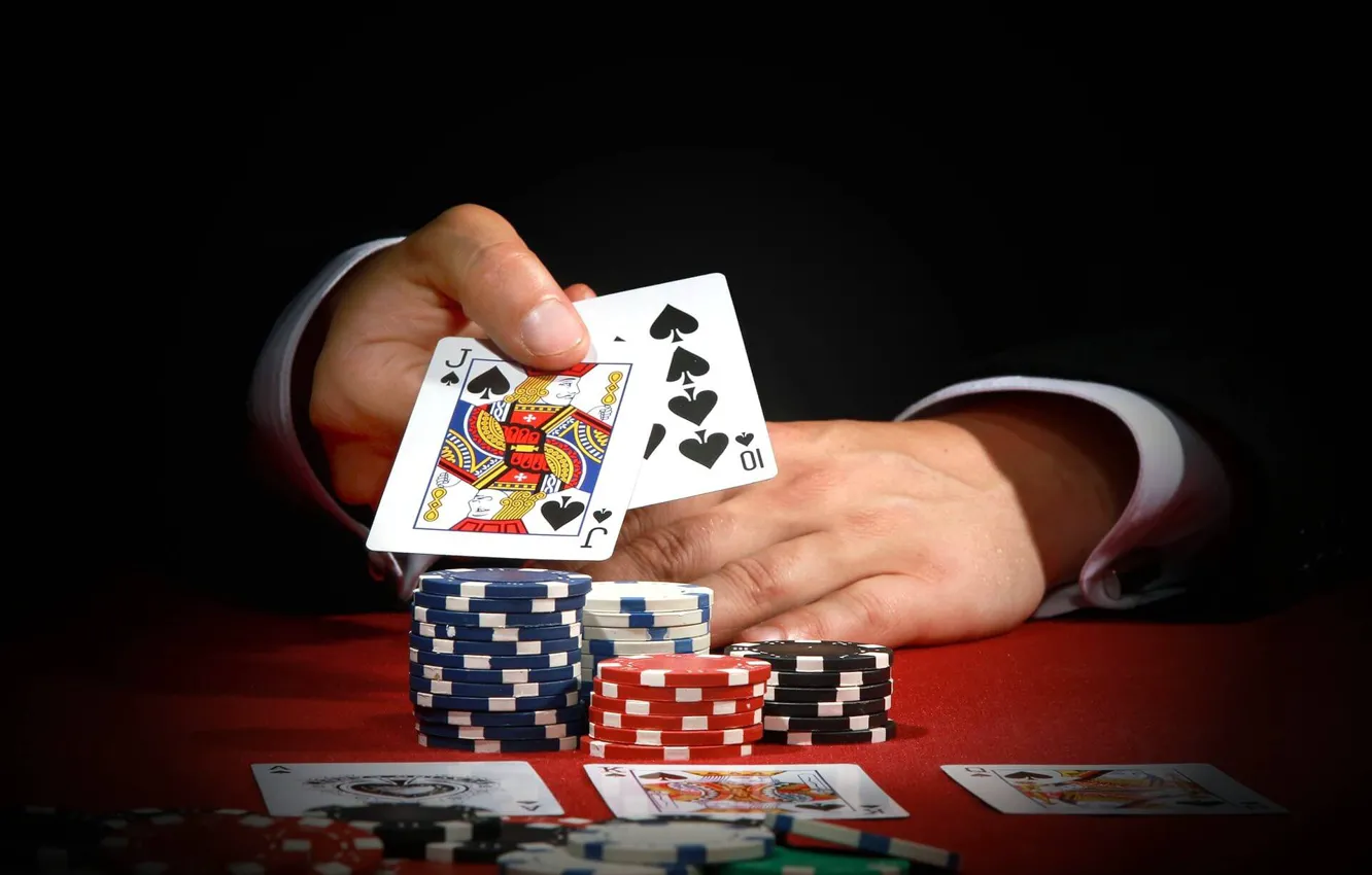 Фото обои карты, покер, казино, выигрыш