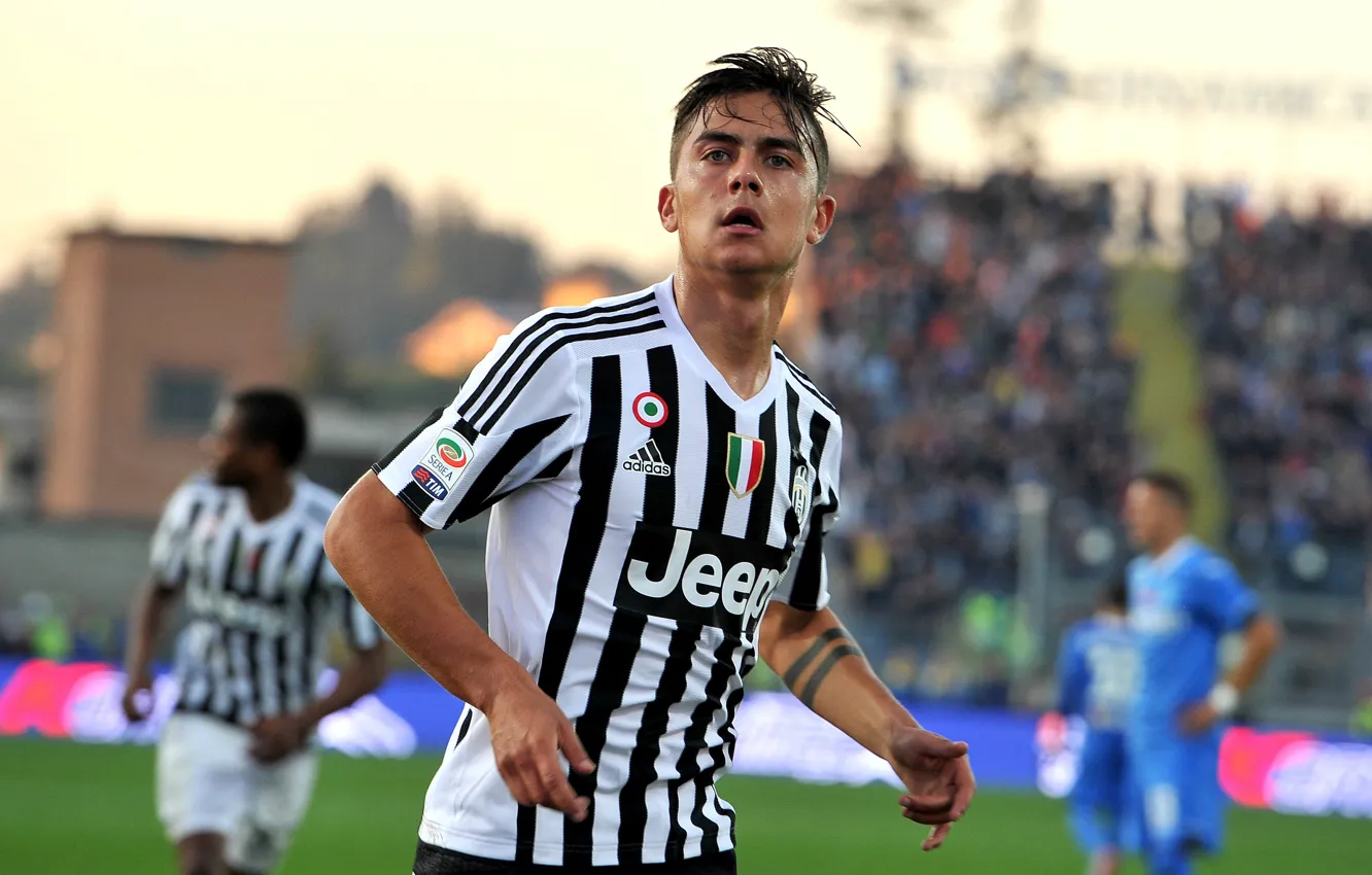 Фото обои футболист, forward, нападающий, Juventus, Ювентус, Пауло Дибала, Paulo Dybala