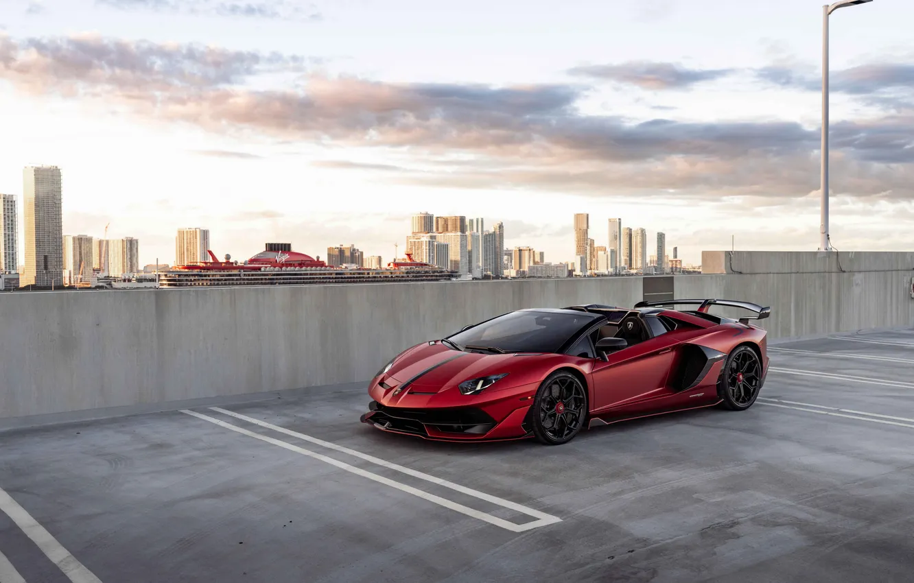 Фото обои lamborghini, super, aventador, lamborghini aventador svj