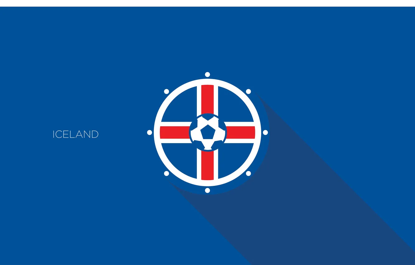 Фото обои wallpaper, sport, logo, football, Iceland