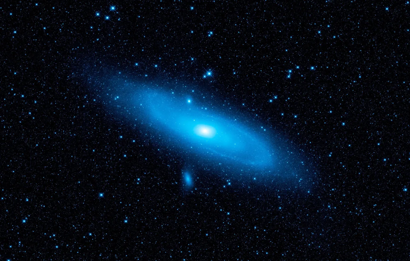 Фото обои space, galaxy, andromeda